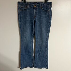 Levis 518 Juniors Size 13 Blue Super Low Stretch Bootcut Jeans Medium Wash‎